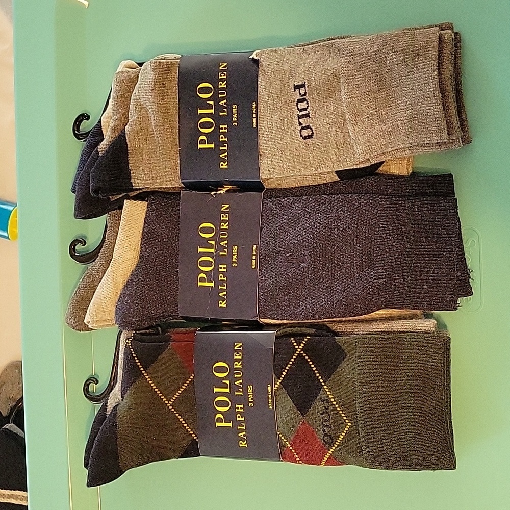 Polo ralph lauren socks 3pair pack×3!!